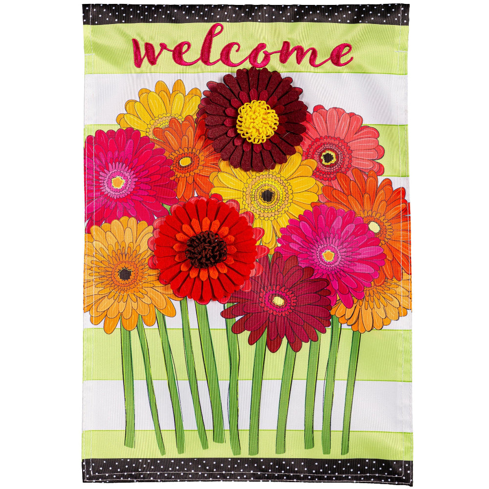 Evergreen "Welcome" Themed Garden Flags - 12.5" x 18"