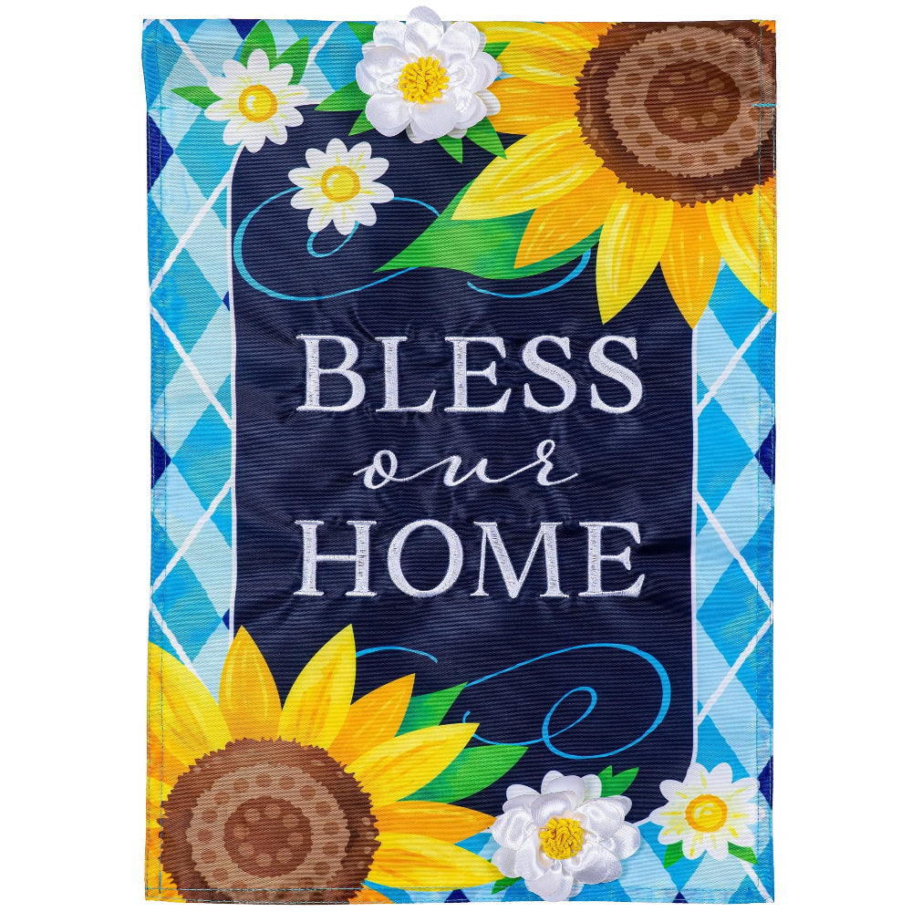 Evergreen Floral Themed Garden Flags - 12.5" x 18"