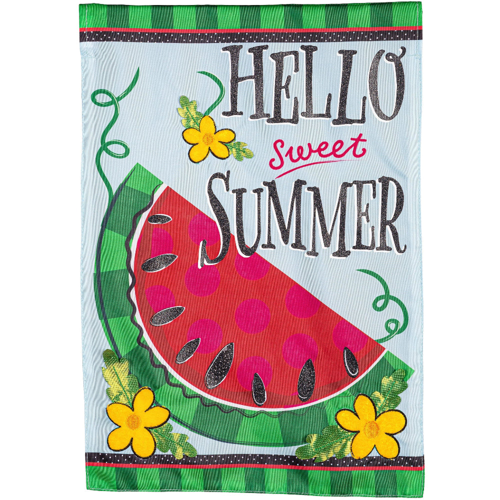 Evergreen Floral Themed Garden Flags - 12.5" x 18"