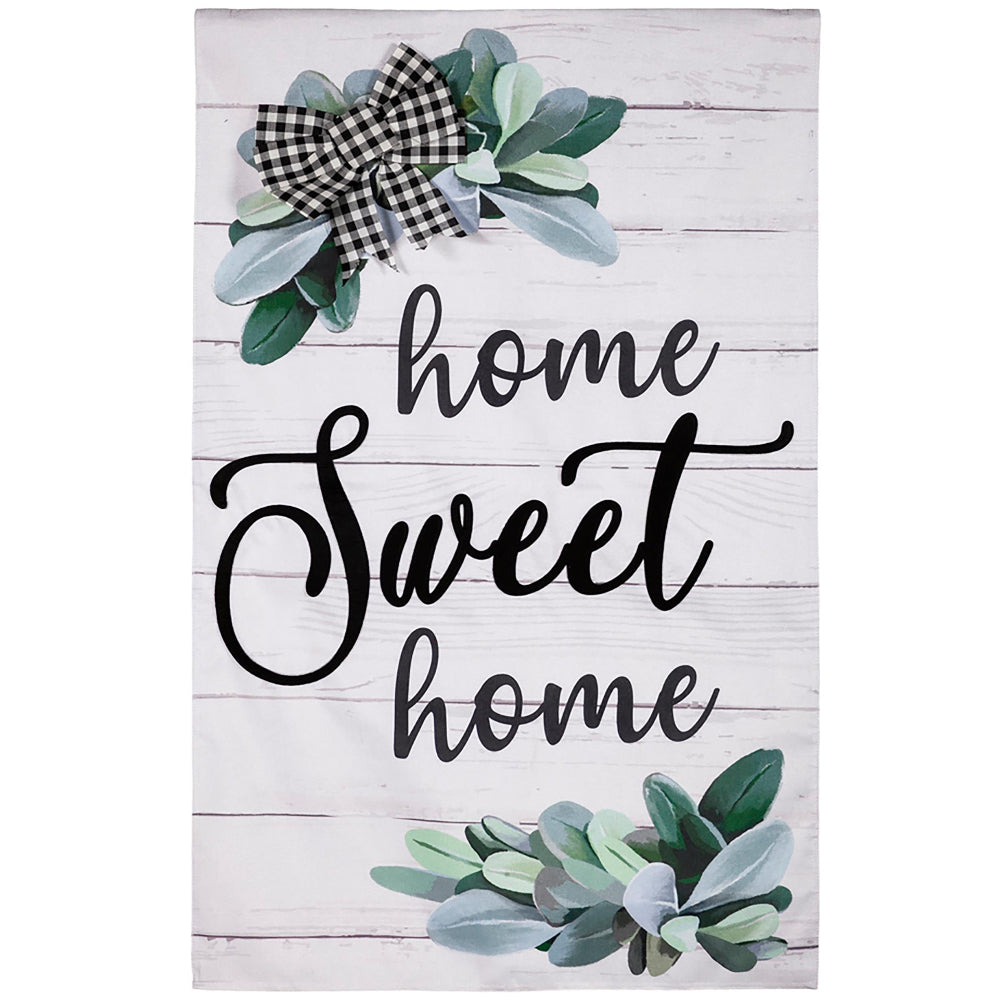 Evergreen "Welcome" Themed House Flags - 28" x 44"