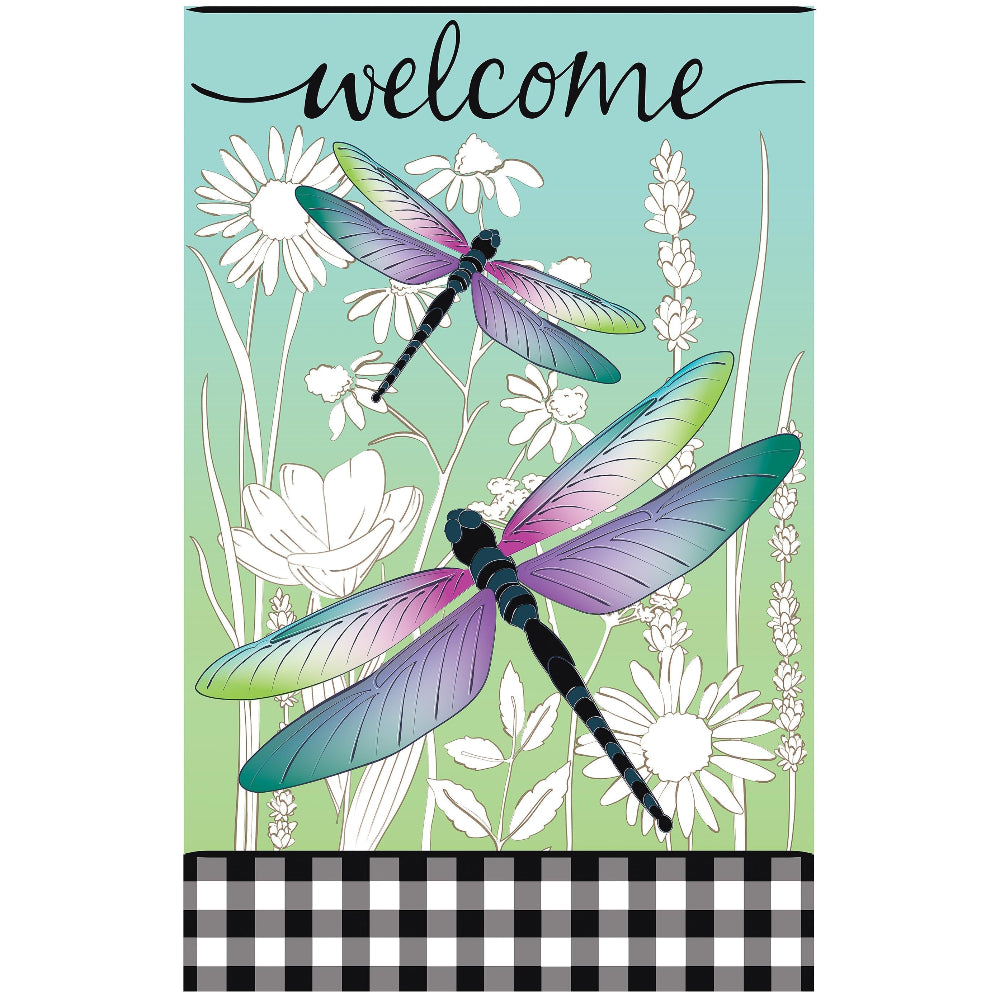 Evergreen "Welcome" Themed Garden Flags - 12.5" x 18"