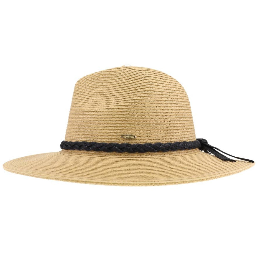CC Braided Cord Accent Sun Hat
