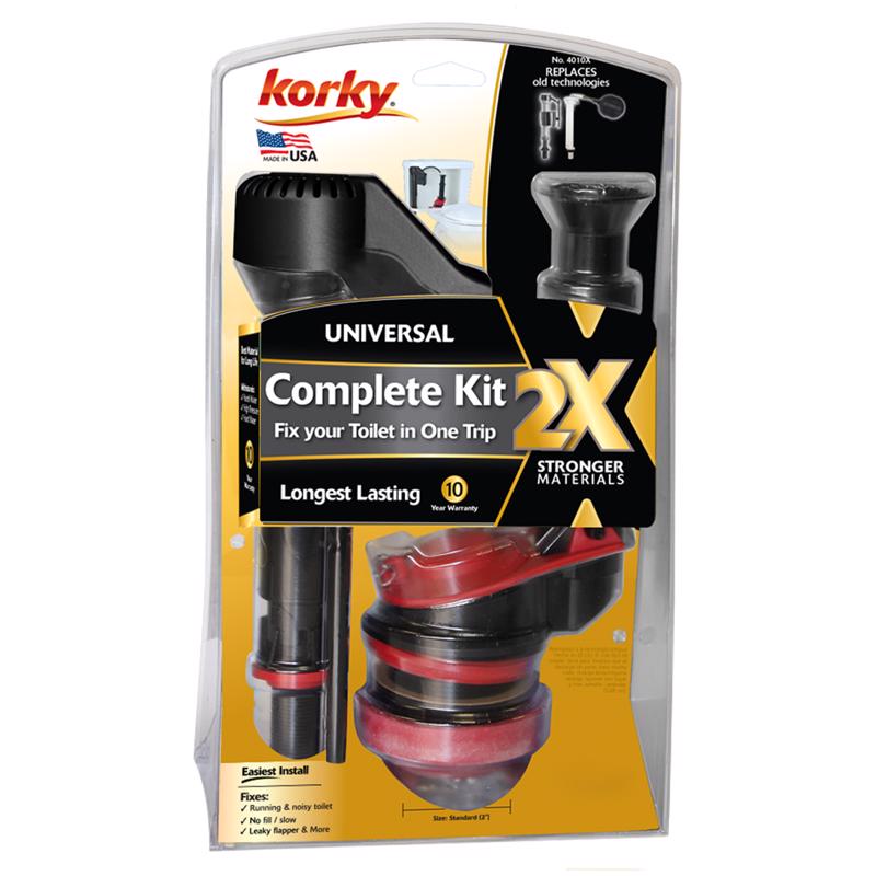 Korky 2X Complete 2" Toilet Repair Kit (Universal)