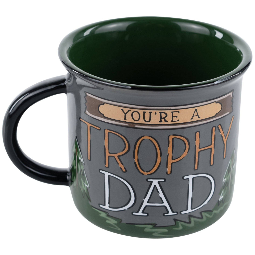 Glory Haus Ceramic "Trophy Dad" Deer Mug - 16 oz.