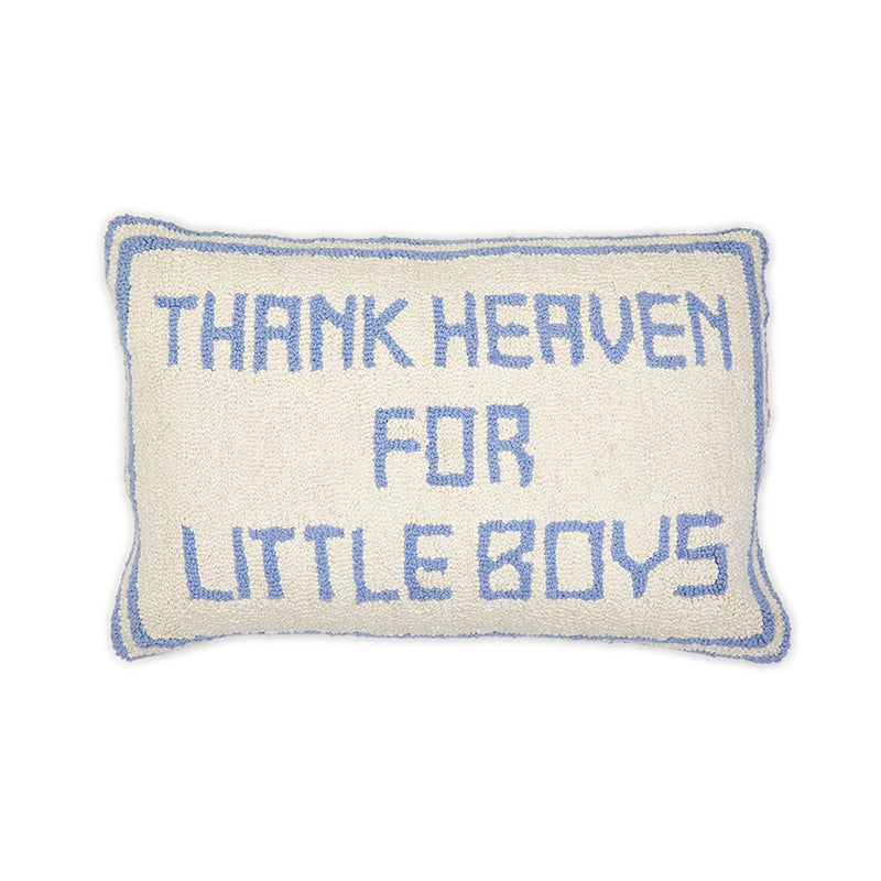 "Thank Heaven" Embroidery Pillow