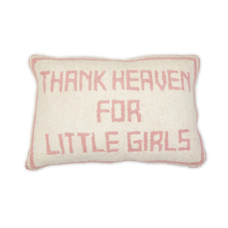 "Thank Heaven" Embroidery Pillow