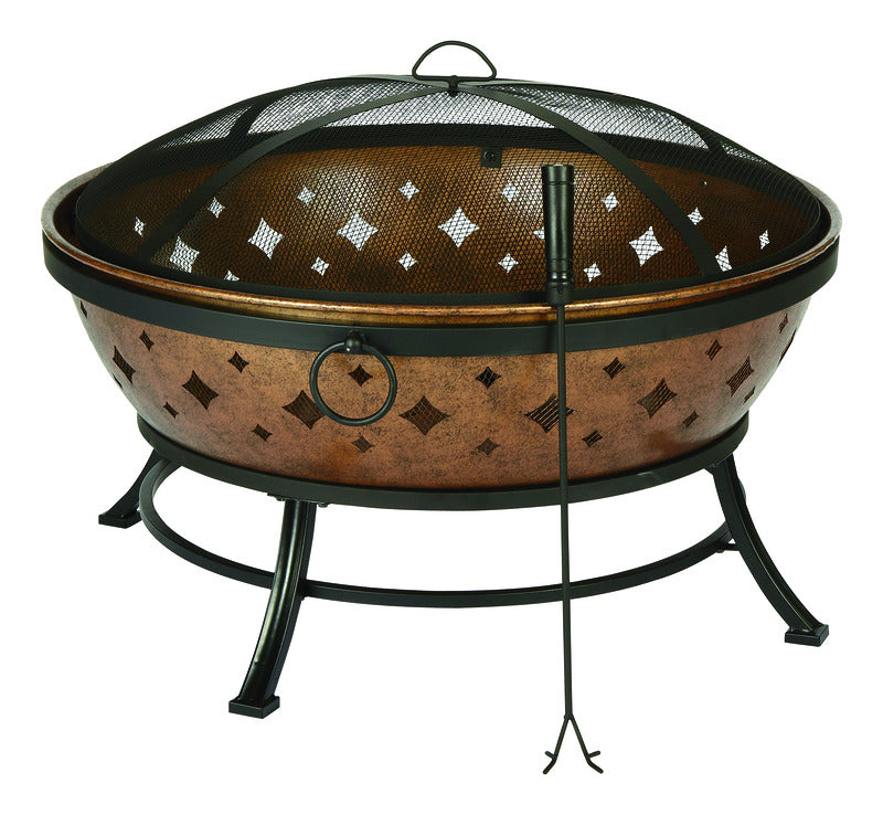 Noma - Steel Round Wood Fire Pit