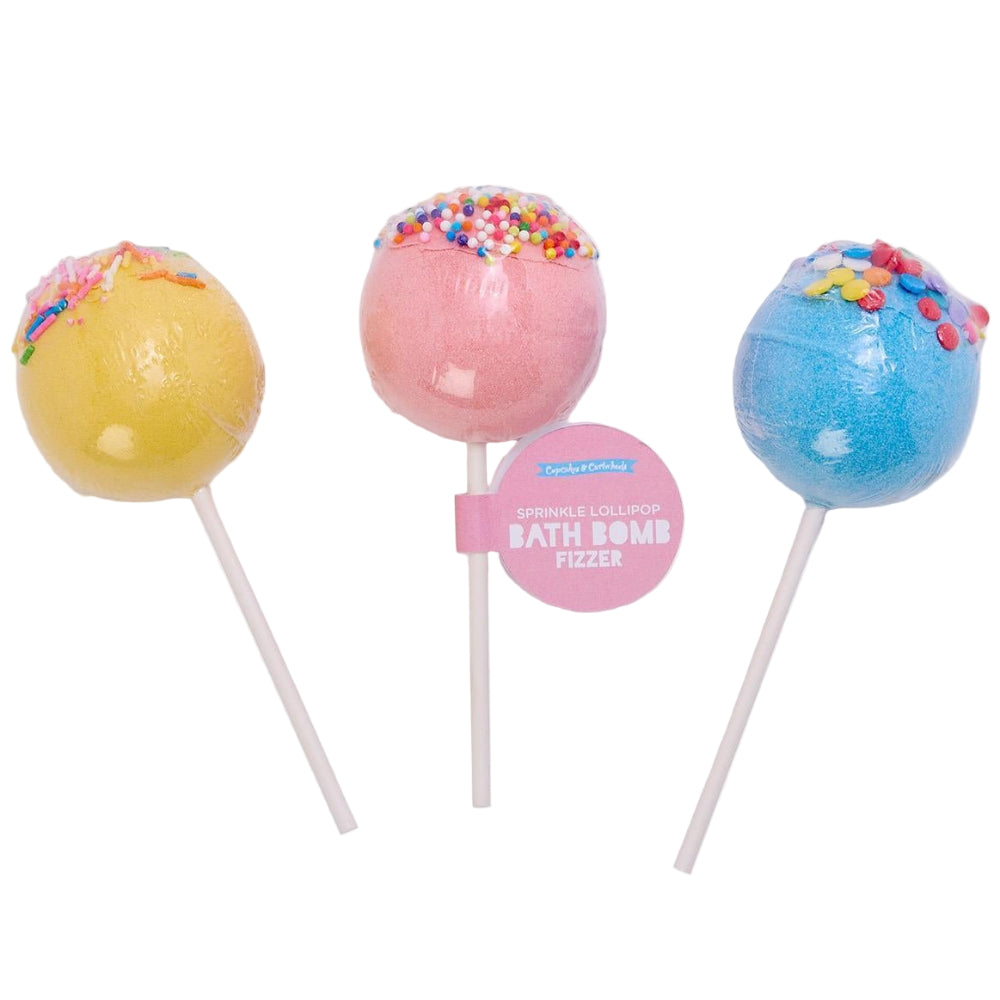 Cupcakes & Cartwheels Mixed Berry Lollipop Bath Bomb - 2.47 oz.