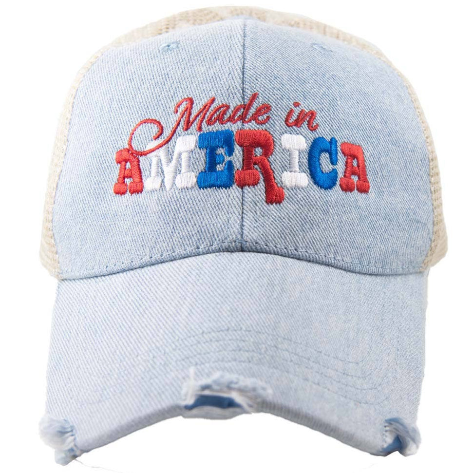 Katydid "Made in America" Distressed Trucker Hat