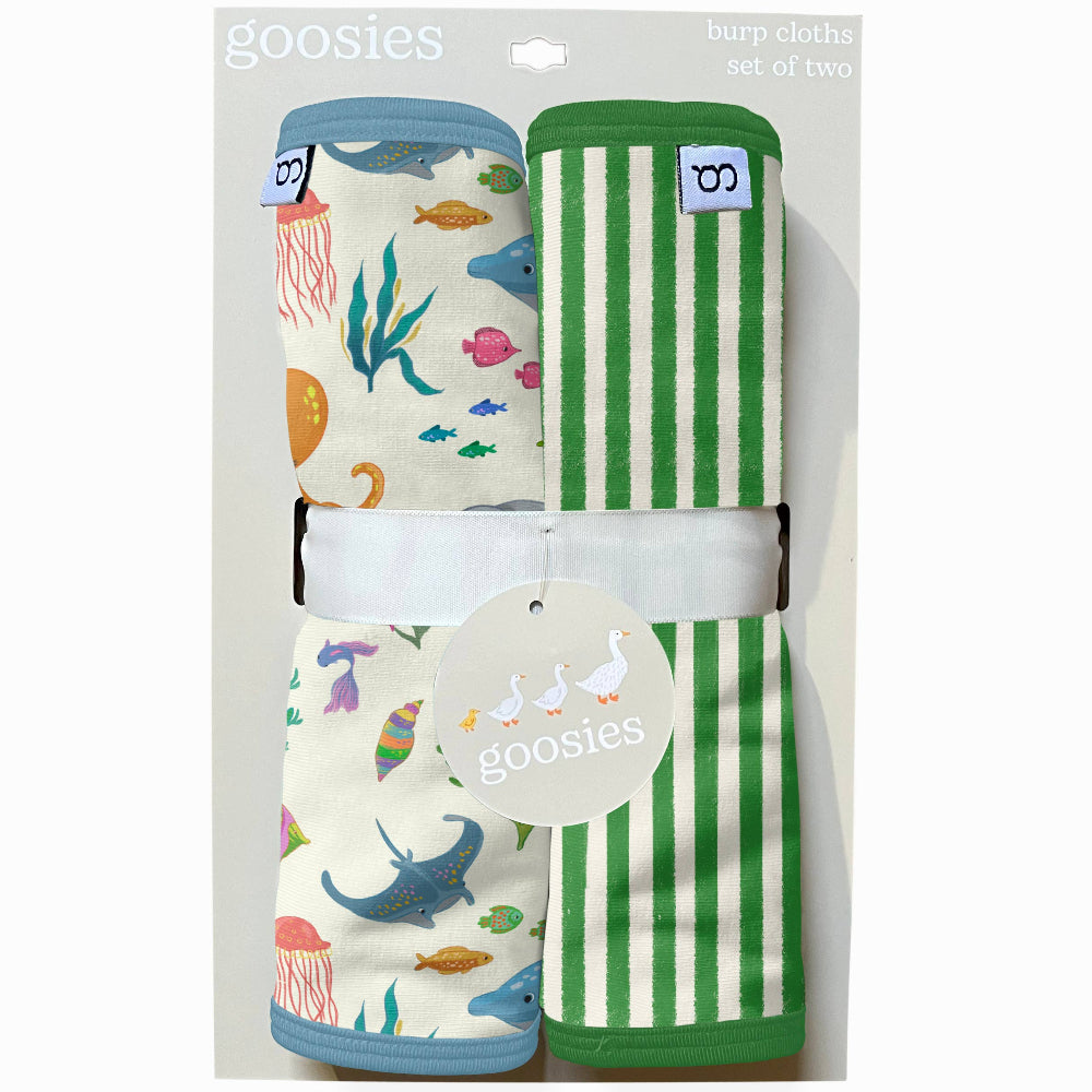 Goosies Extra Soft Poly-Cotton Baby Burp Cloths - 2 pc.
