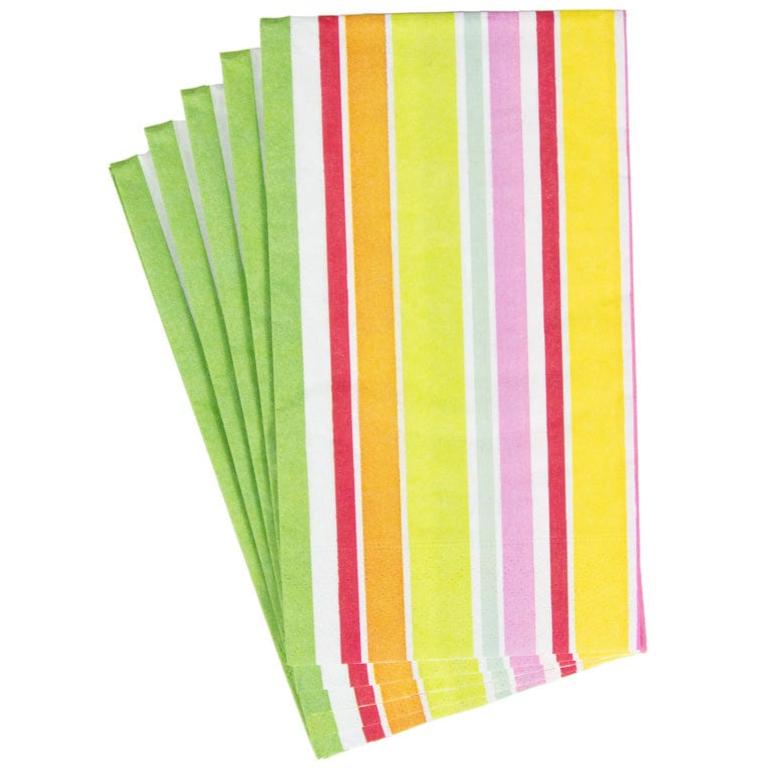 Caspari Cabana Striped Paper Napkins