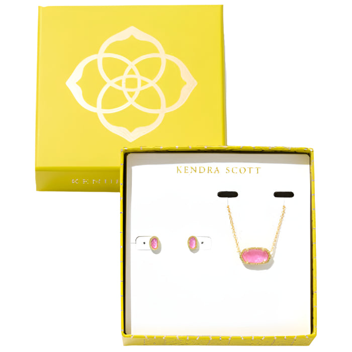 Kendra Scott Elisa & Mini Ellie Gold Azalea Jewelry Gift Set - 3 pc.