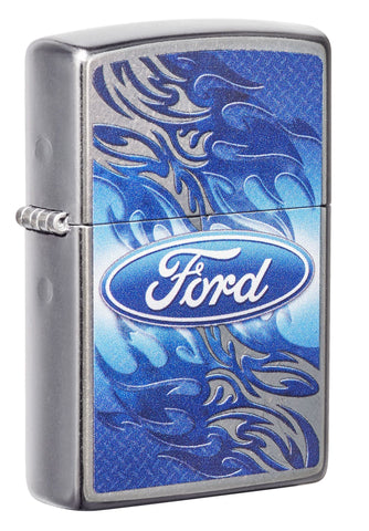 Ford Blue Flames Zippo Lighter