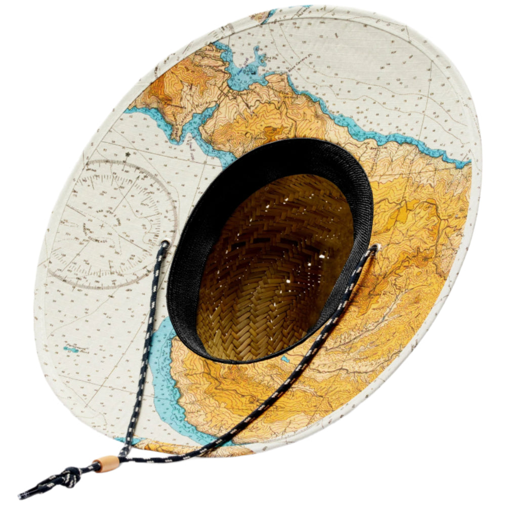 Hemlock Wide Brim Straw Lifeguard Hats