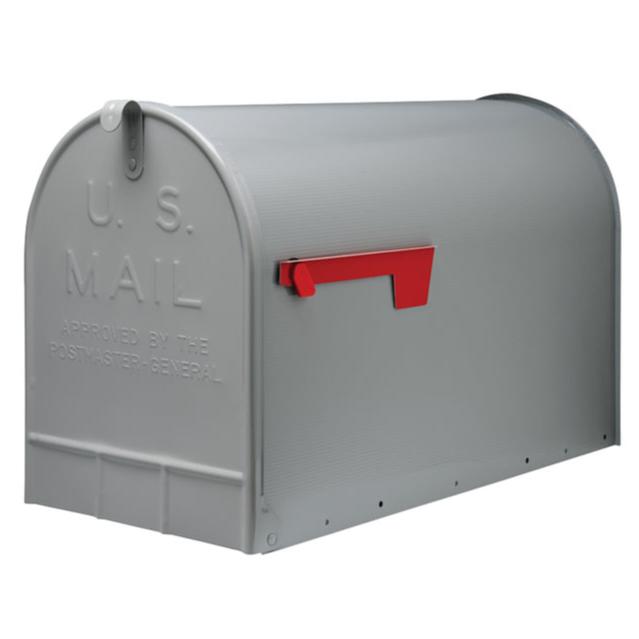 Gibraltar Stanley Galvanized Steel Mailbox (Gray)