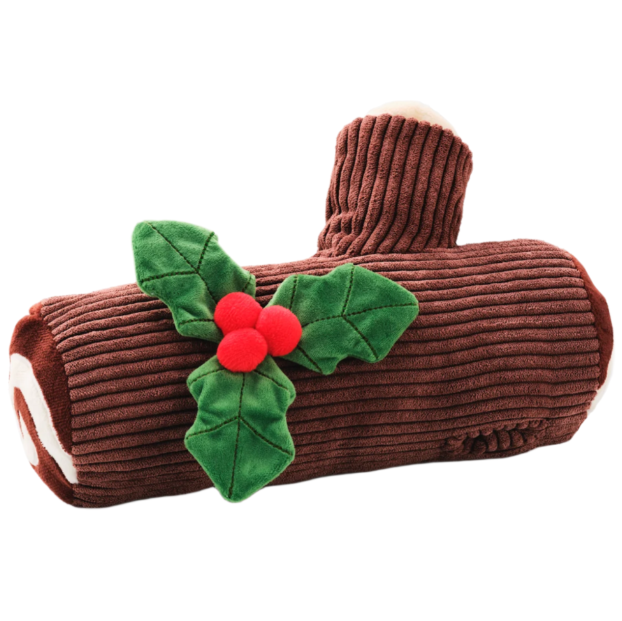 Foggy Dog Snuffle Yule Log Toy