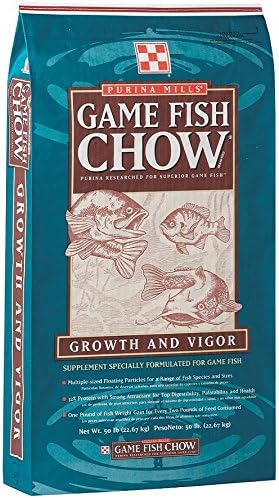 Purina Game Fish Chow Floating Fish Food - 50 lb.