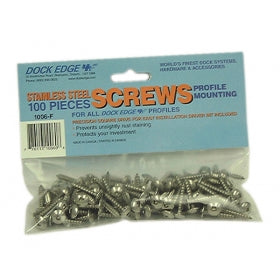 Dock Edge Mounting Screws With Driver