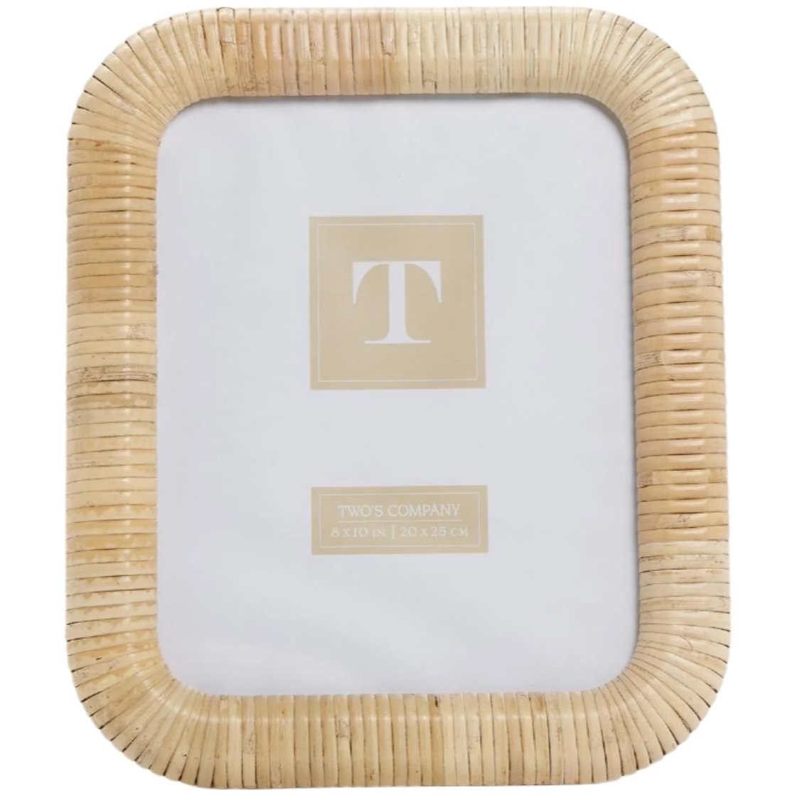 Woven Rattan Rounded Edge Photo Frame