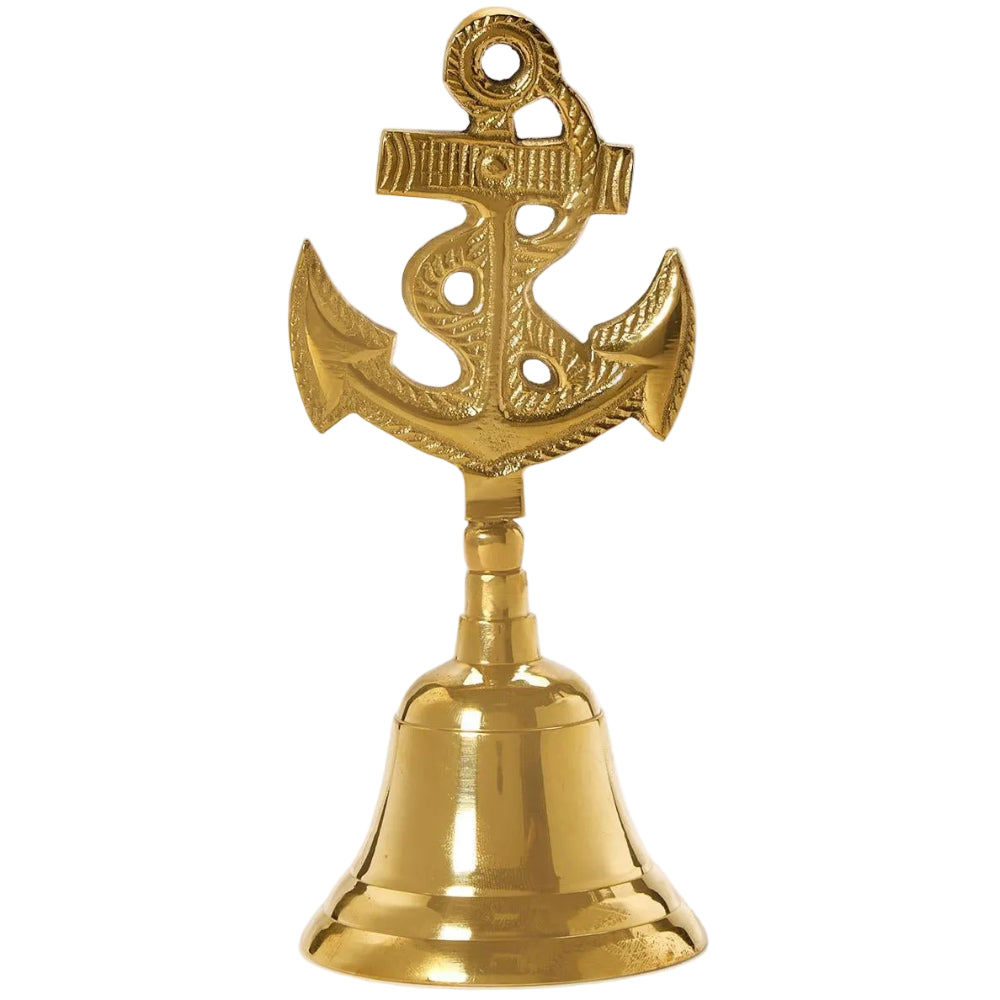 Coastal Call Brass Anchor Bell - 6.25"