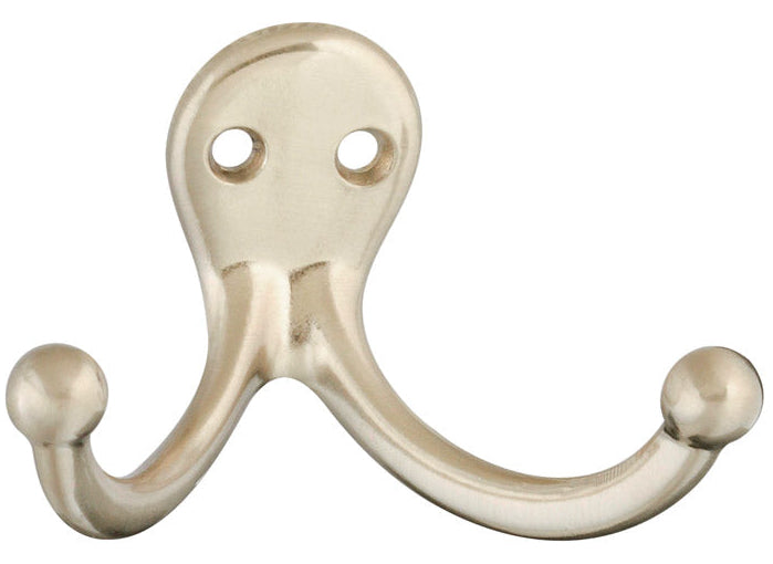 National Hardware Zinc Double Clothes Hook - 2.9" (2 pc.)