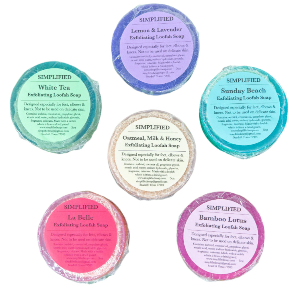 Simplified Soap Exfoliating Loofah Soap - 5 oz.