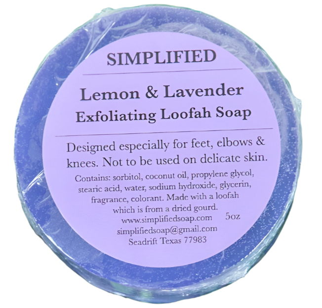 Simplified Soap Exfoliating Loofah Soap - 5 oz.