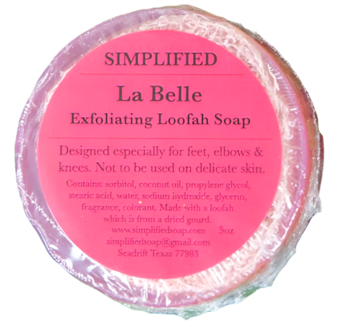 Simplified Soap Exfoliating Loofah Soap - 5 oz.