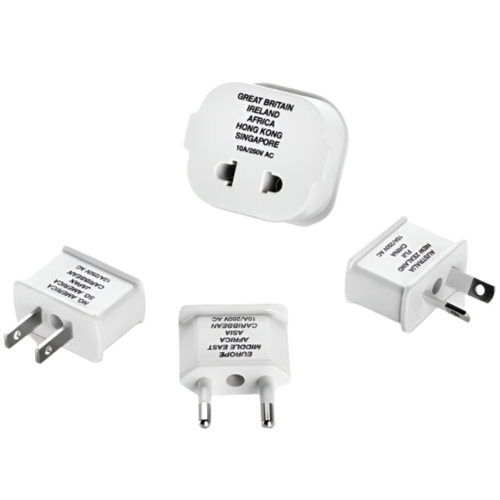 Travel Smart Worldwide Universal Power Plug Adapter Set - 4 pc.