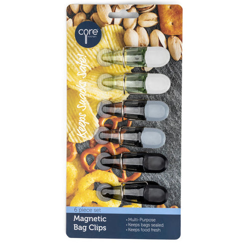 Core Kitchen Assorted Bag Clips - 6 pc.