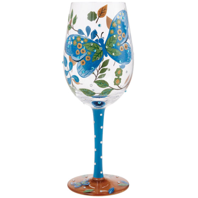 Lolita Hand-Painted Wine Glasses - 15 oz.