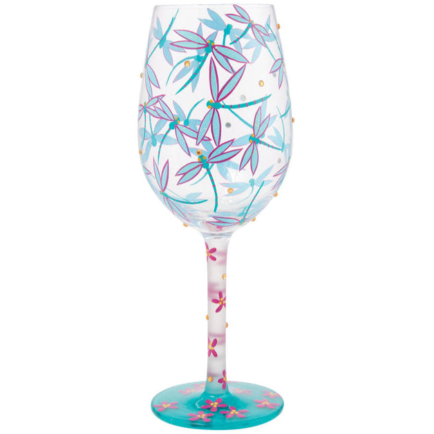 Lolita Hand-Painted Wine Glasses - 15 oz.
