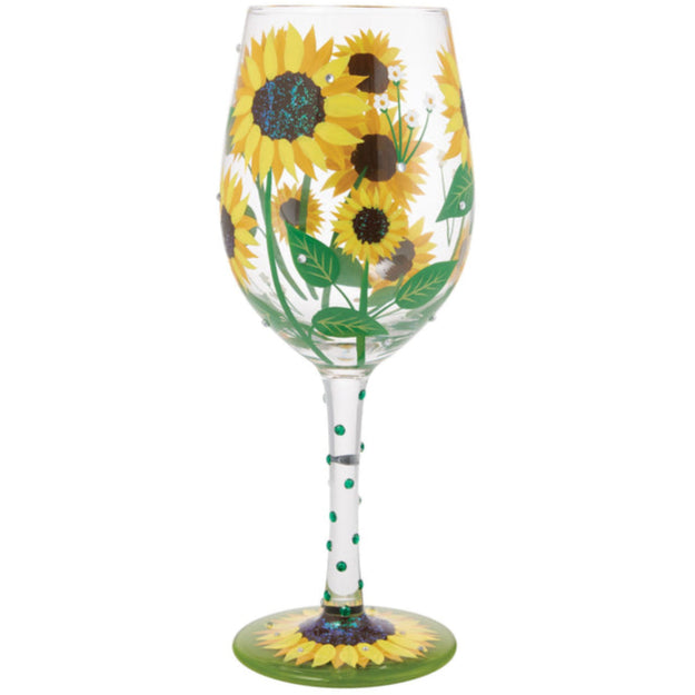 Lolita Hand-Painted Wine Glasses - 15 oz.