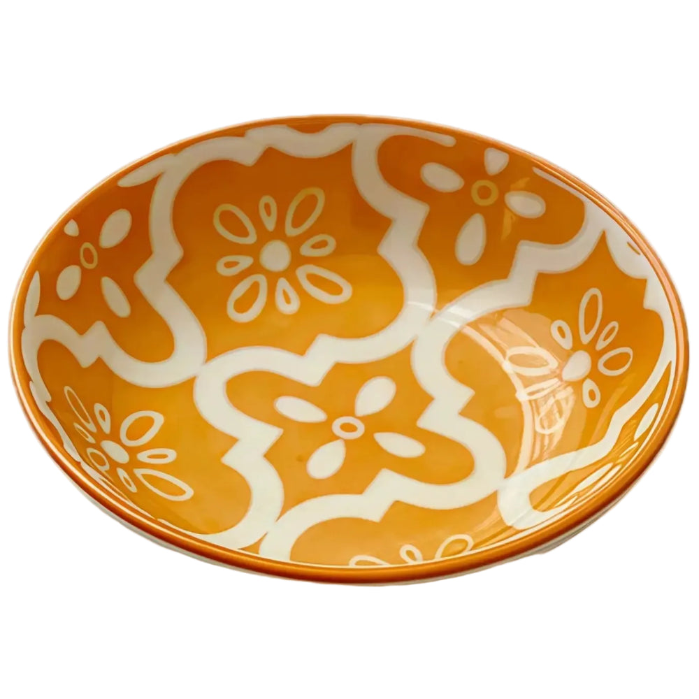 Otterware Hand-Painted Ceramic Bohemian Sauce Dishes - 3.8"