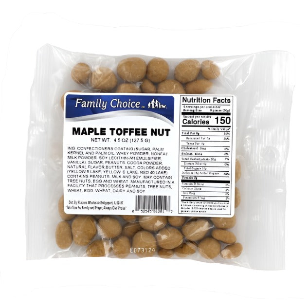 Maple Toffee Nuts - 4.5 oz.