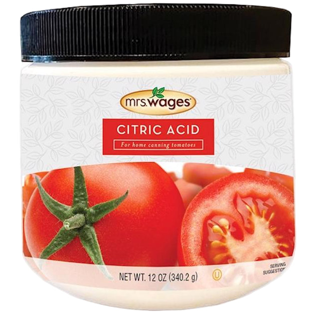 Mrs. Wages Powdered Citric Acid - 12 oz.