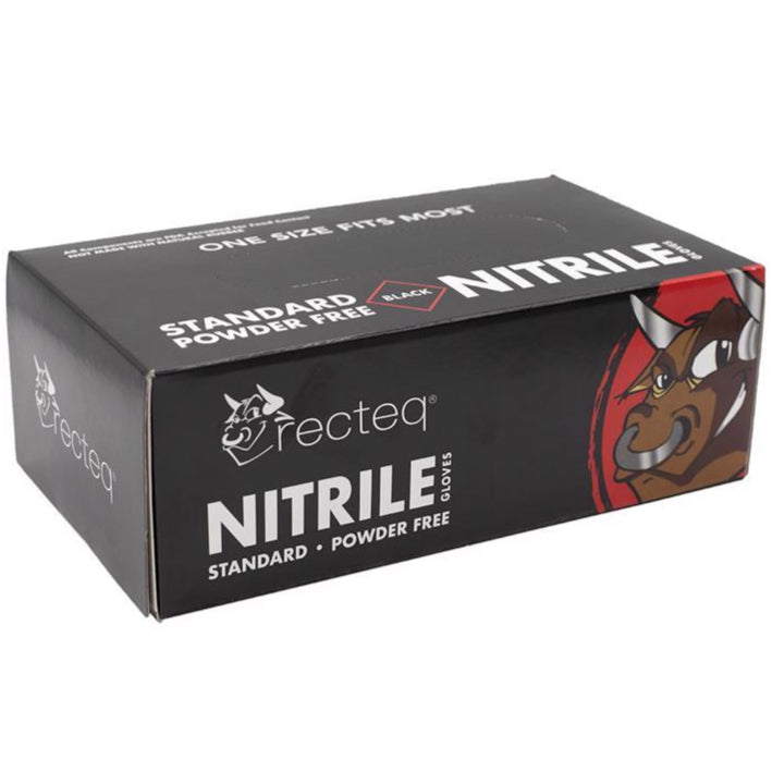 Recteq Disposable Nitrile BBQ Prep Gloves (Black) - 100 pc.
