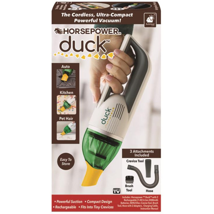 Horsepower Duck Rechargeable Compact Vacuum
