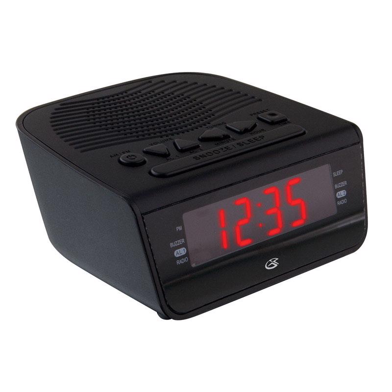 Digital AM/FM Clock Radio -Dual Alarms