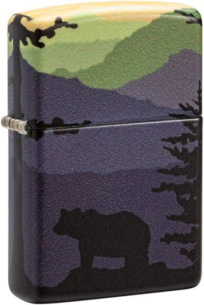 Bear Landscape Design Zippo Lighter