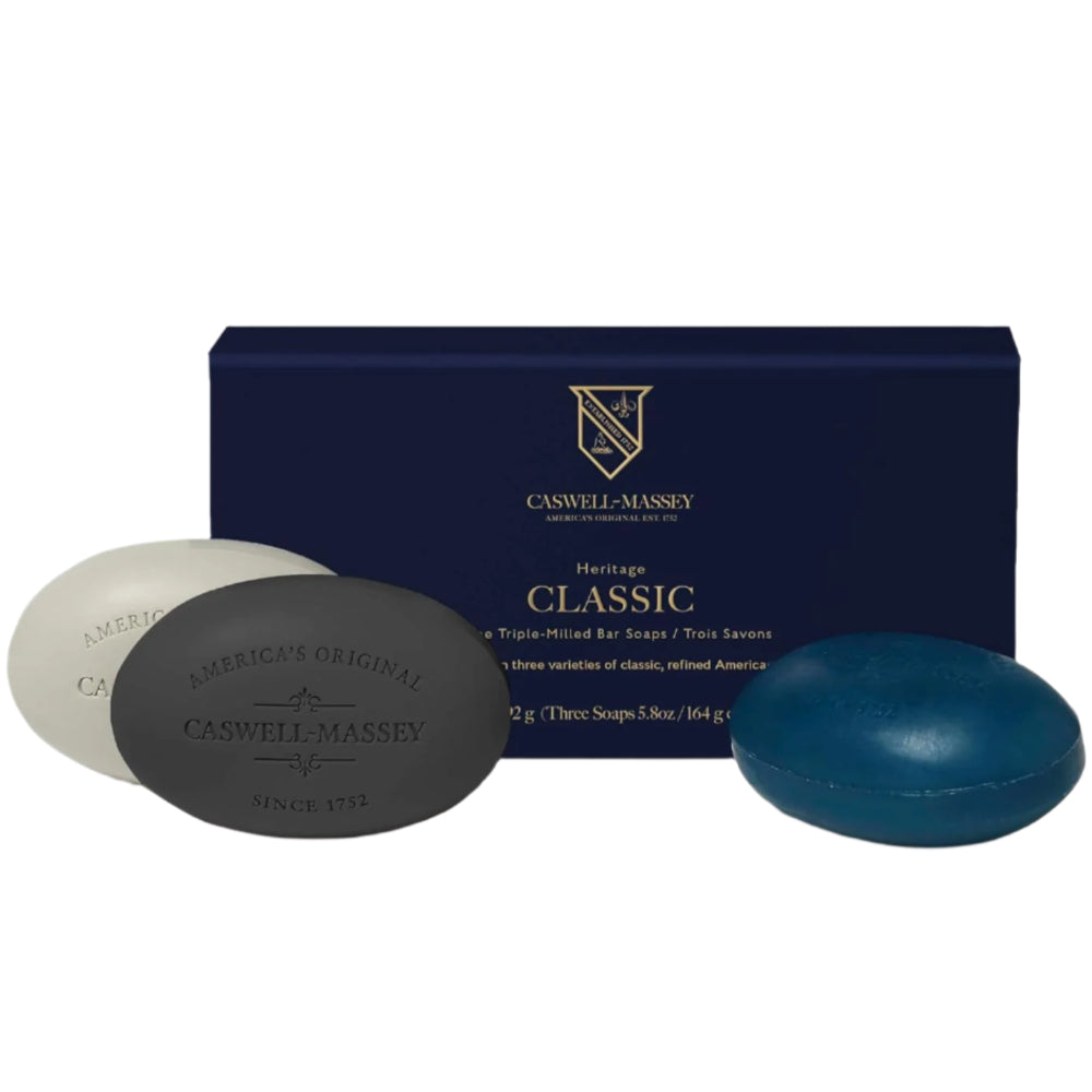 Caswell-Massey Men's Moisturizing Bar Soap Gift Set - 3 pc.