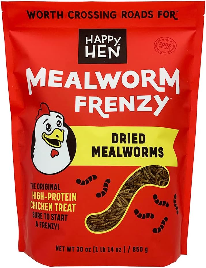 Happy Hen Mealworm Frenzy Chicken Treats - 3.5 oz. to 11 lb.