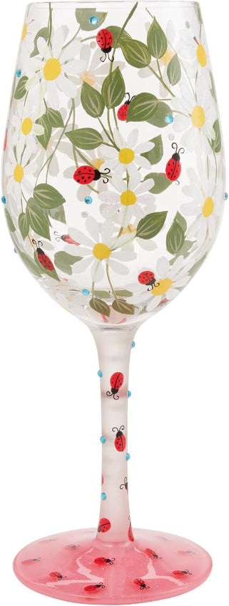 Lolita Hand-Painted Wine Glasses - 15 oz.