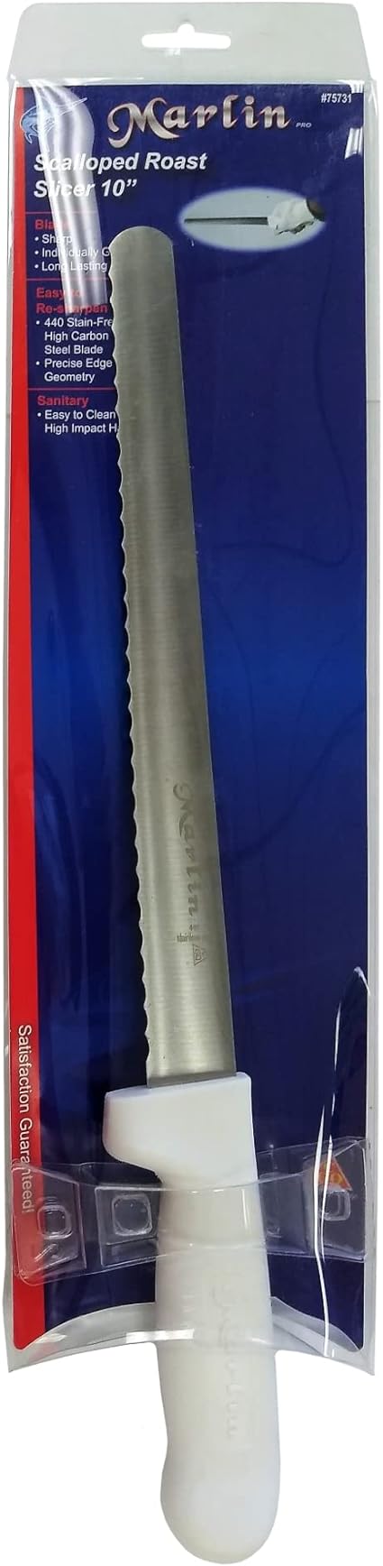 Marlin Pro Scalloped Roast Slicing Knife