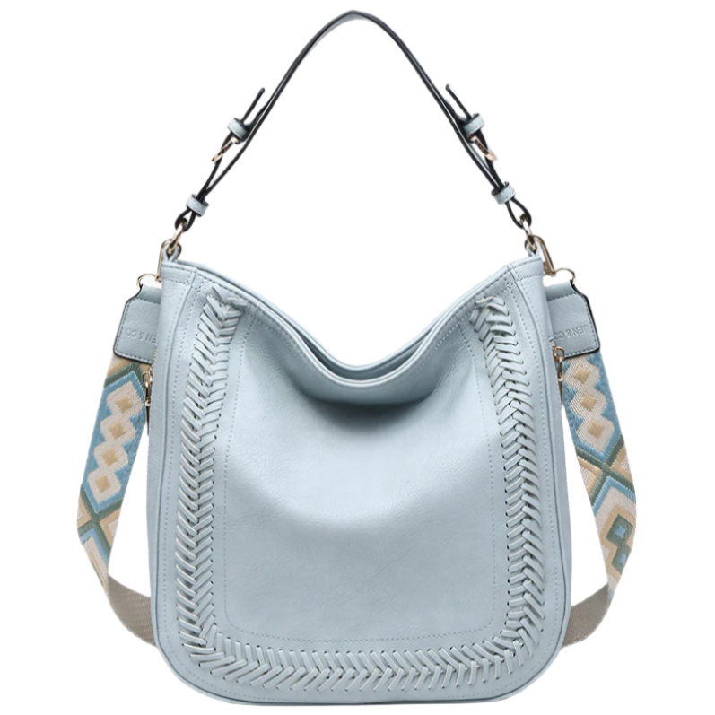 Jen & Co. Aris Whipstitch Vegan Leather Crossbody Bag