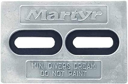 Zinc Anode Hull Plate - 4" x 6"