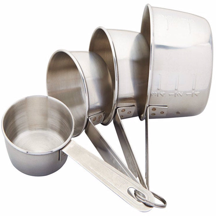 Good Cook Stainless Steel Measuring Cup Set - 4 pc.