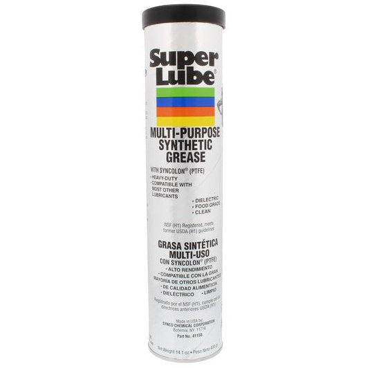 Super Lube Multi Purpose Synthetic Grease Cartridge - 14.1 oz.