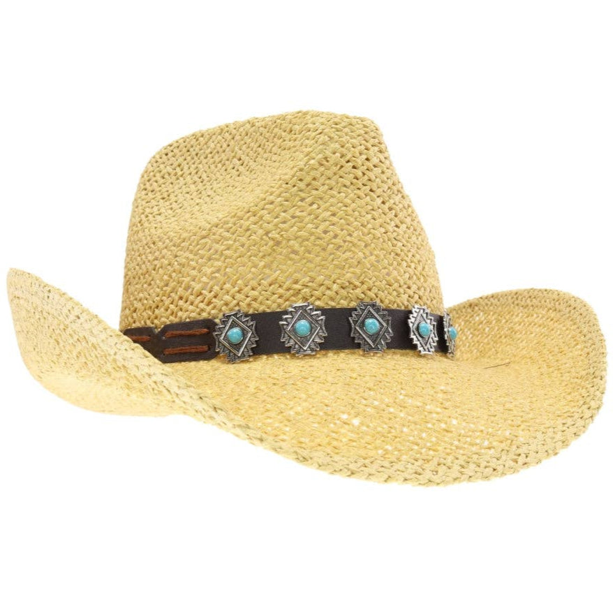 CC Winslow Turquoise Accent Cowboy Hat