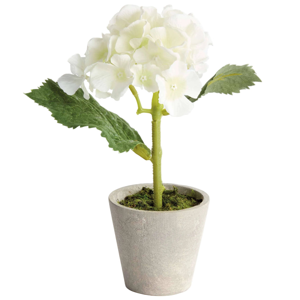 Napa Potted Faux Mini Hydrangea